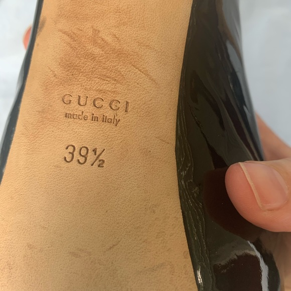 Authentic Gucci heels platform sling backs EUC - Picture 11 of 13